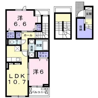 イル ソーレ【3階】の間取り