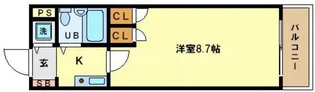アクシルコート京都二条ウエスト【7階】の間取り