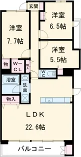キャッスルハイツ美合駅前【11階】の間取り