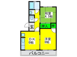 南海ハイツ【3階】の間取り