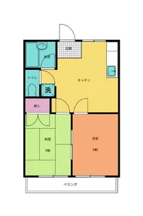 ブランパレス【2階】の間取り