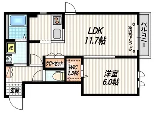 アセスーナ大森【2階】の間取り