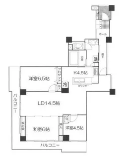 プロムナード仲町台【9階】の間取り