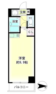 第21新井ビル【6階】の間取り