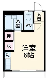 早川グリーンハイツ【2階】の間取り