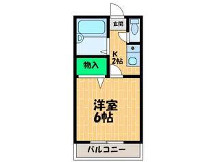 ヴェルヴェデ-レII【3階】の間取り