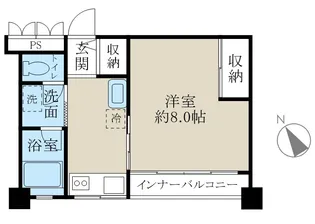 アーバンハウス五番館【4階】の間取り
