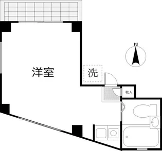 中井ビル【3階】の間取り