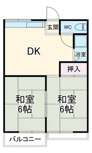 白戸ハイツ【2階】の間取り