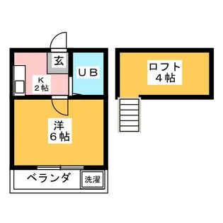 メゾンドグリーンハウス【2階】の間取り