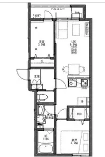 KEIAI RESIDENCE せんげん台VI【3階】の間取り