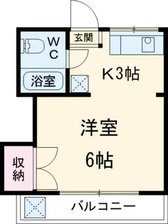 永島ビル【3階】の間取り