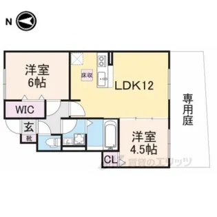 エスポワール【1階】の間取り