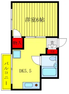 ライジングオオボ【2階】の間取り