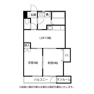 アメニクス【2階】の間取り