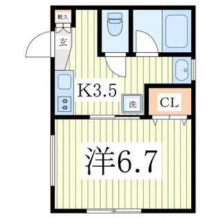 メゾンK【1階】の間取り