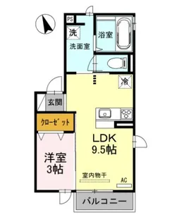 白城苑【2階】の間取り