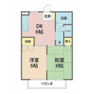 ツリーベル壱番館【2階】の間取り