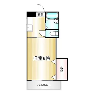 サンピュアーパレス【1階】の間取り