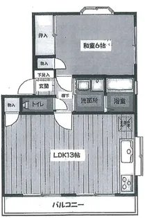 トライアンハイツ【2階】の間取り