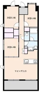 東急ドエルアルス本郷南【6階】の間取り