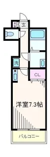 ヴェルテラスすずき【2階】の間取り