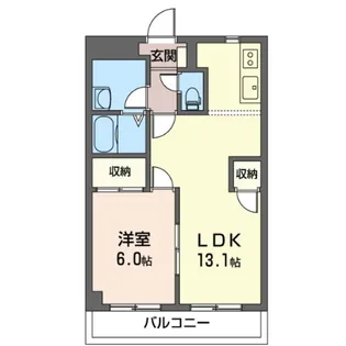 プレジオ吉池【3階】の間取り