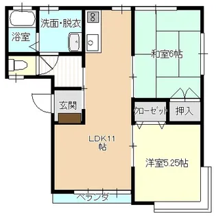 メゾンyou宮本【1階】の間取り