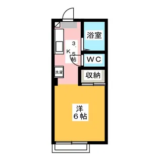 ドミー北野【2階】の間取り