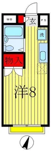 エステートピア堀切【2階】の間取り