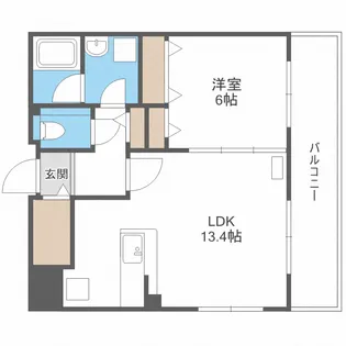 オクトブランシュ1【2階】の間取り
