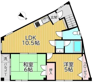 若草ビル【3階】の間取り