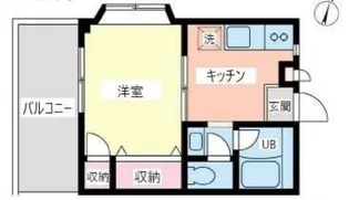 東京アパートメント【3階】の間取り