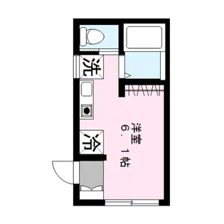 エクセラン【1階】の間取り