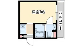 東三国エンシンビル【6階】の間取り