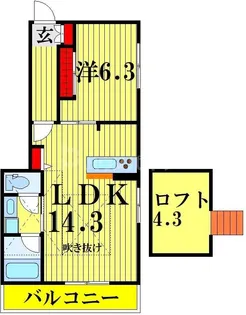 A-FIRST Annex【2階】の間取り