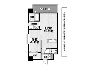 アクシオ三萩野【6階】の間取り