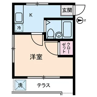 シャインハイム草加新田I【1階】の間取り