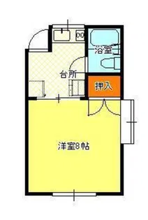 水原コーポ【1階】の間取り