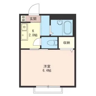 シャーメゾンROSE【2階】の間取り