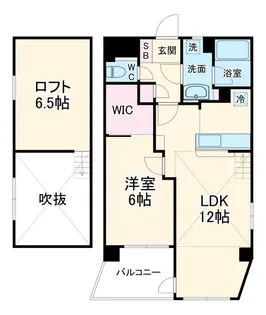オアシスA棟【4階】の間取り