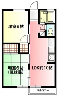 コーポ旭【2階】の間取り