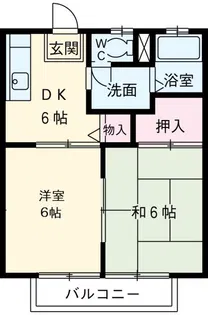 メゾン宝佳B【2階】の間取り