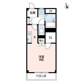 ユウキハウス・寿【2階】の間取り