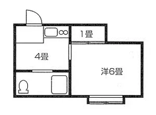 サントリーナ大学南【2階】の間取り