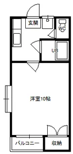 セゾンフジ西【1階】の間取り