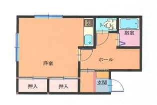 プチシャトー【1階】の間取り