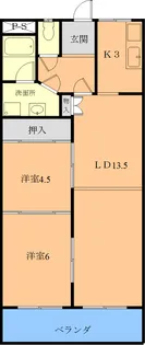 ヴィラローザ【2階】の間取り