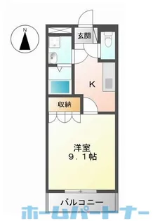ルミナスハイム遠藤【1階】の間取り