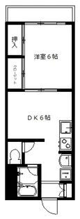 第7高橋ビル【8階】の間取り